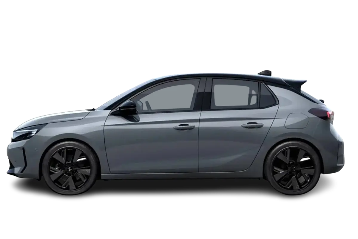 grauer Opel Corsa